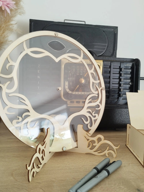 Livre d’or alternatif rond “Arbre de Vie” Instants Gravés