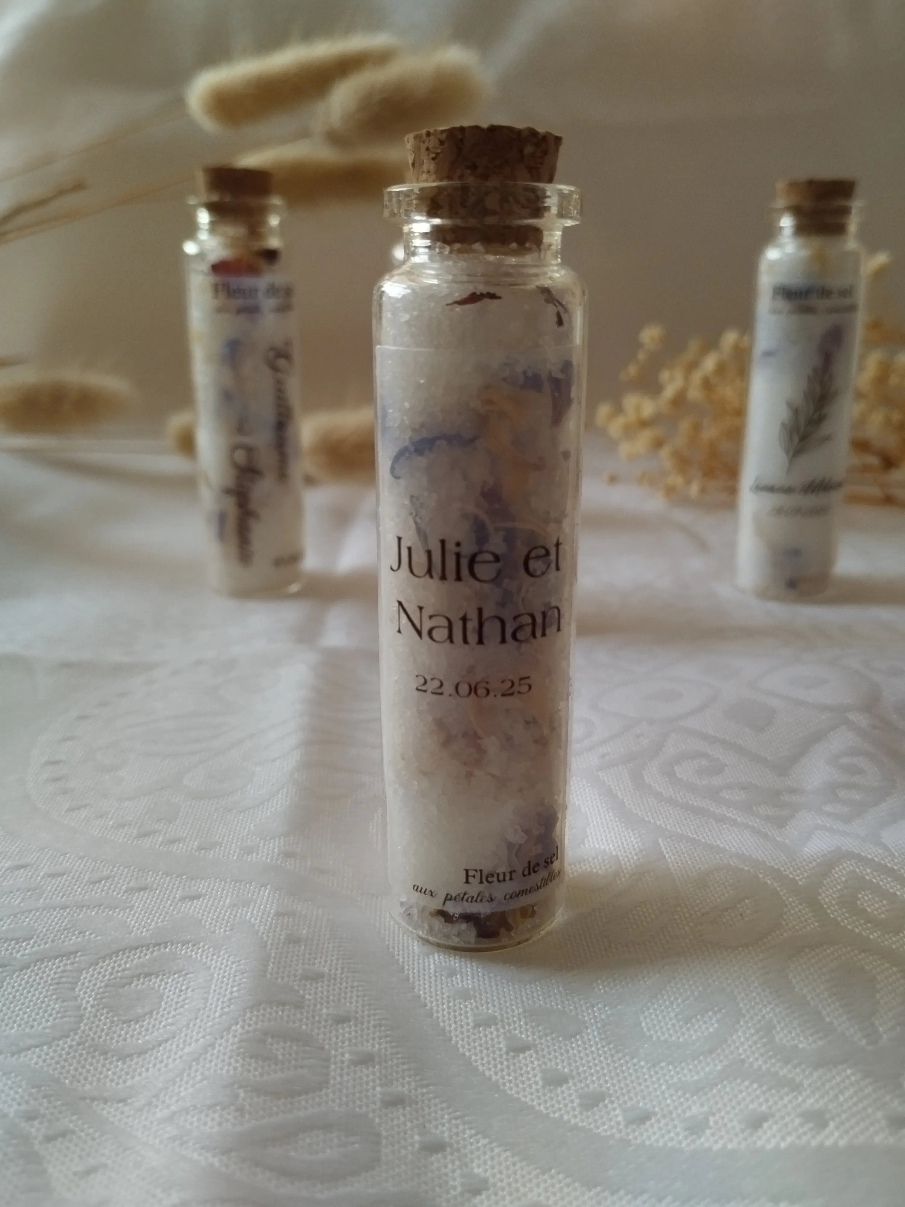 Fiole de sel & fleurs Instants Gravés
