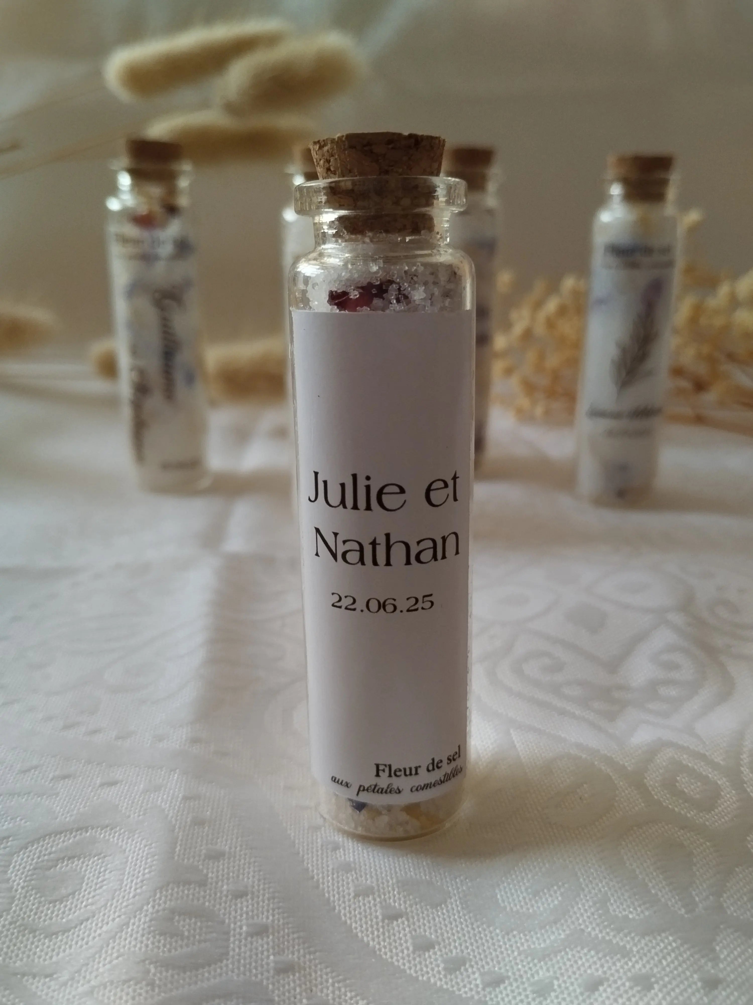 Fiole de sel & fleurs Instants Gravés