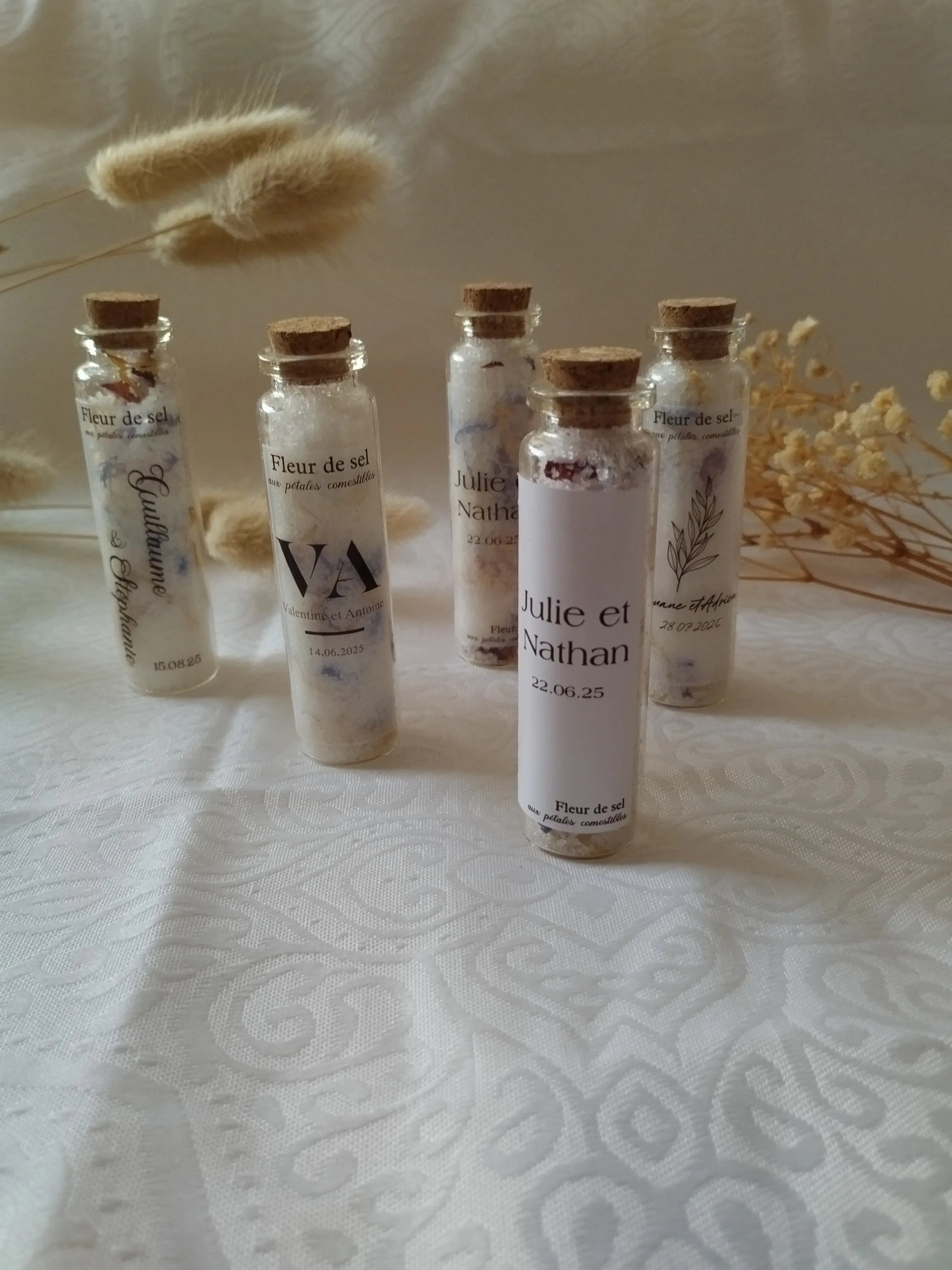 Fiole de sel & fleurs Instants Gravés