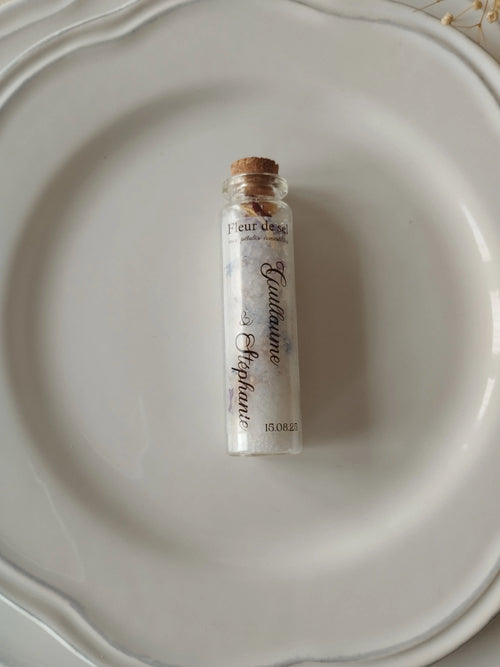 Fiole de sel & fleurs Instants Gravés