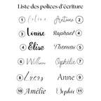 Marque place en plexiglass personnalisé - Instants Gravés