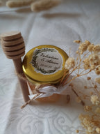 Petits pots de miel personnalisés – Cadeaux invités mariage champêtre Instants gravés