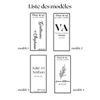 Modèles pour Fiole de sel & fleurs comestibles